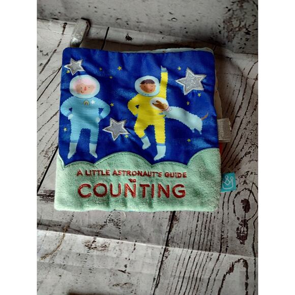 Manhattan Toy Space Themed Soft Baby Early Counting Book with Crinkle Paper - Picture 1 of 7